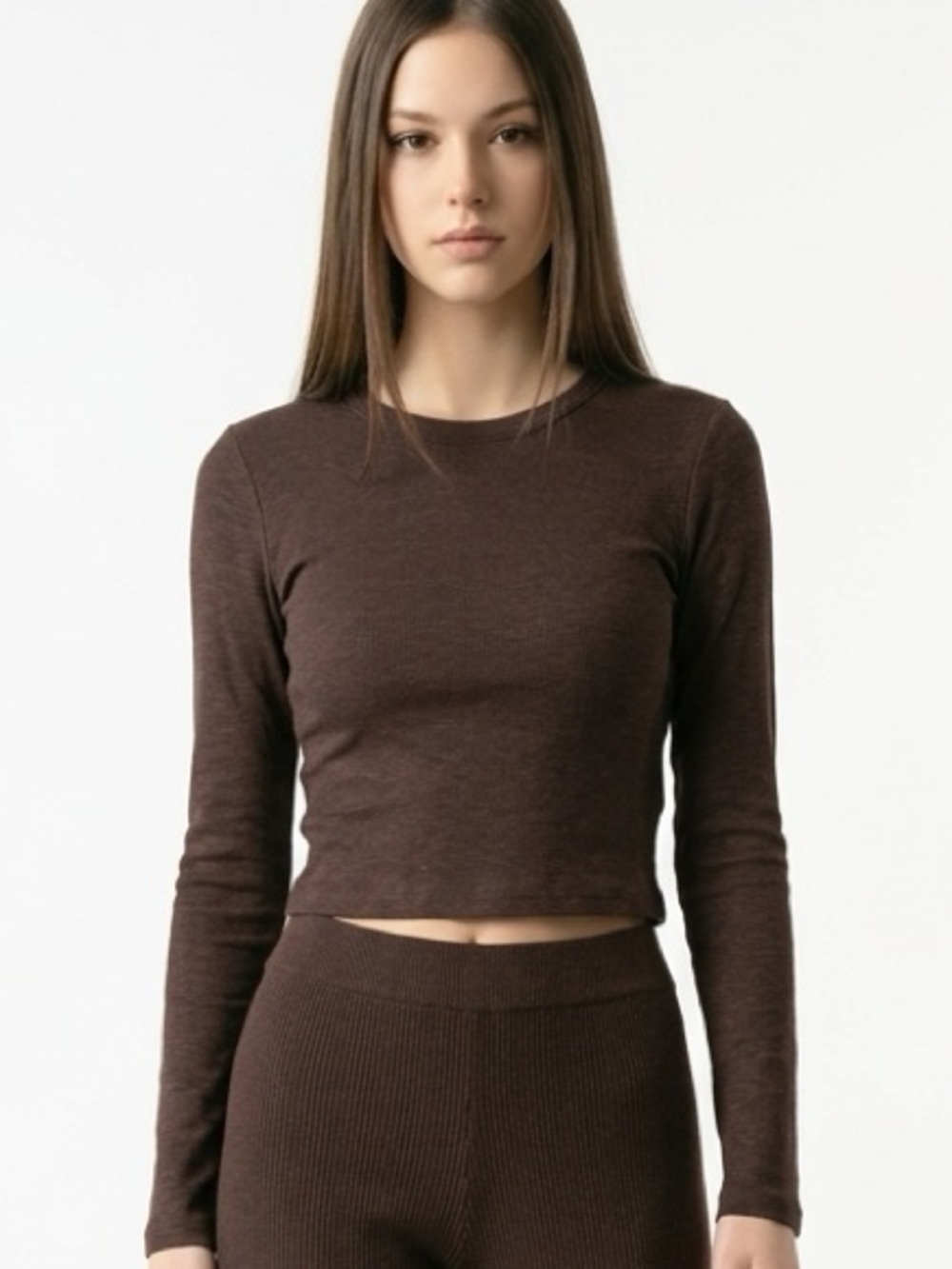 rag & bone Women's Brown Long-Sleeve Tee size L